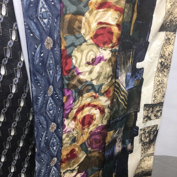 Bundle set lot of 6 Neck ties: Givenchy Monsieur - Picture 3 of 7